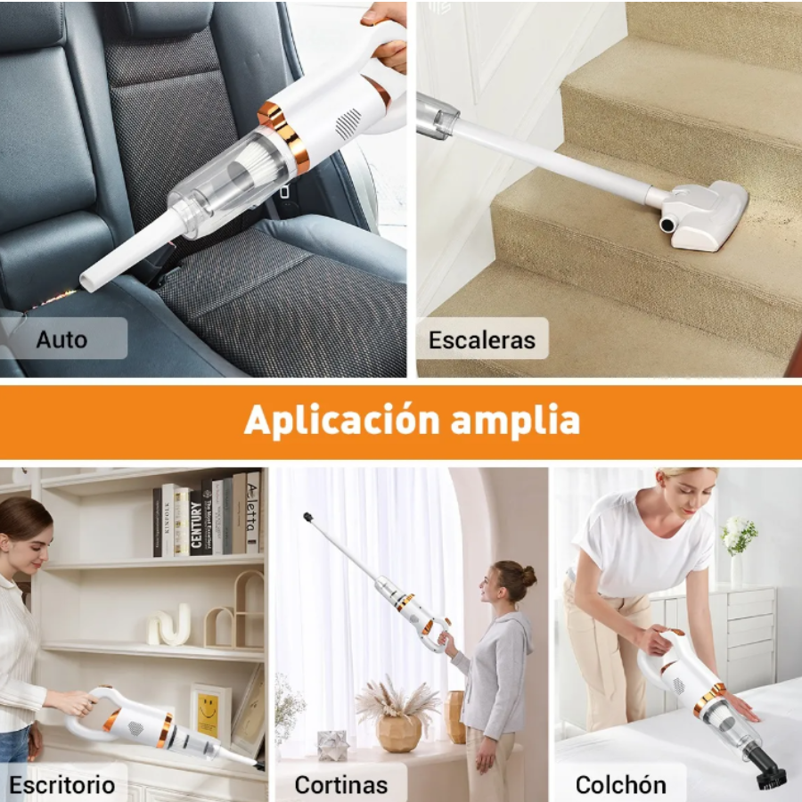 Aspiradora Larga Portátil 3 en 1