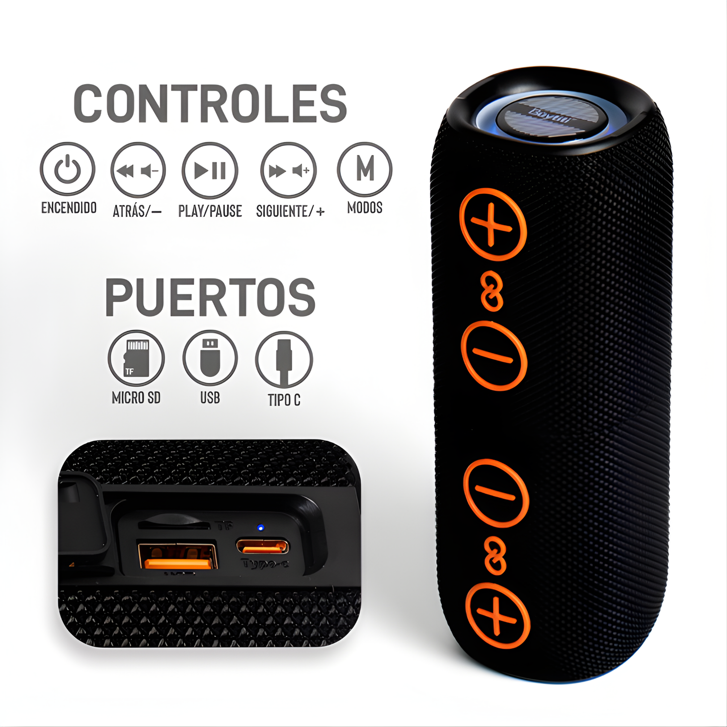 Bocina Bluetooth 2 en 1