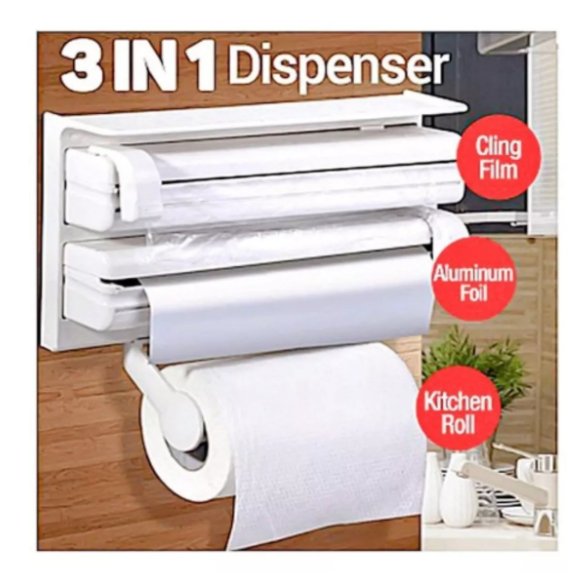 DISPENSADOR DE PAPEL  4 EN 1