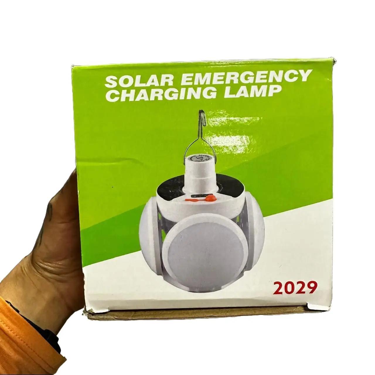 LAMPARA SOLAR PLEGABLE PORTATIL